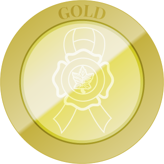Gold sponsor badge